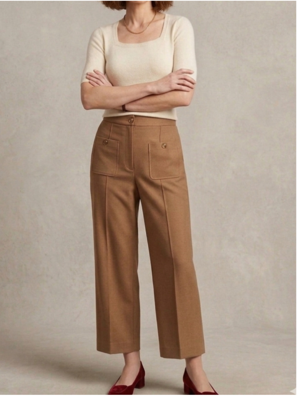 Sezane Emilio Trousers Dress Pants Size 44 Professional Old Money French Paris